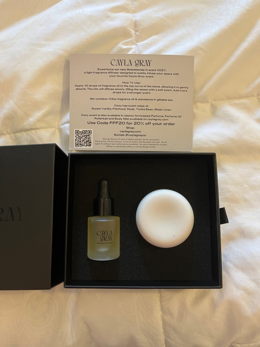 White Home Fragrance Diffuser Set